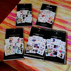 4 princess +1 mickey HAPPY PLANNER STICKERS